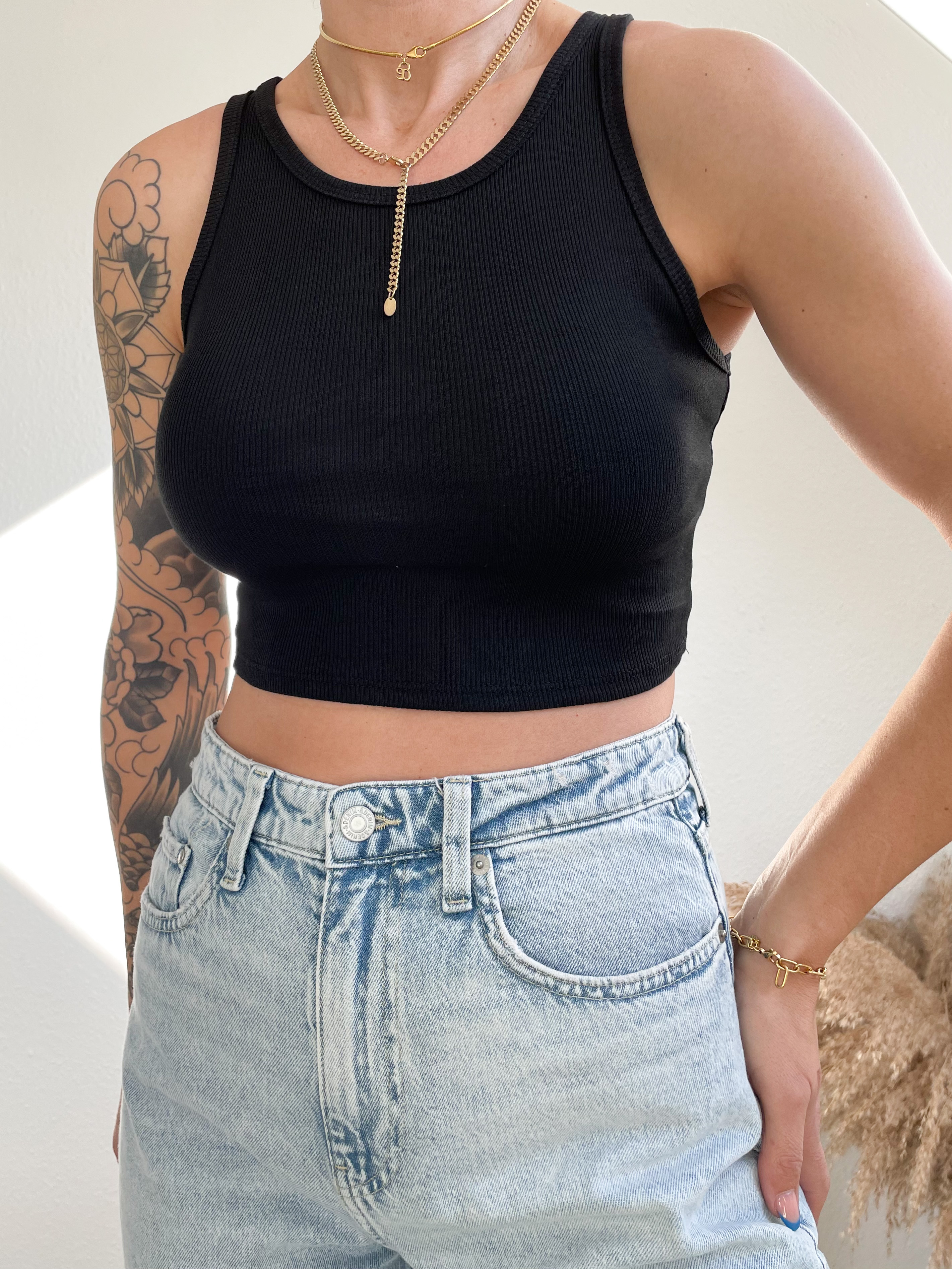 Cropped Rippshirt